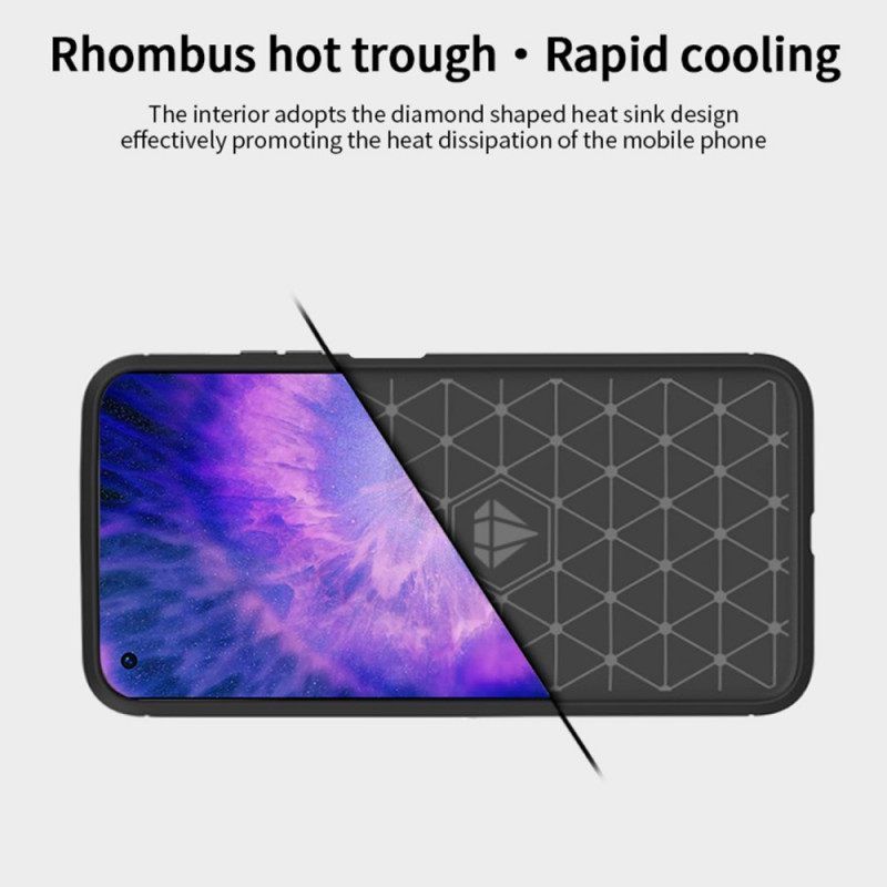 Θήκη Oppo Find X5 Mofi Brushed Carbon Fiber